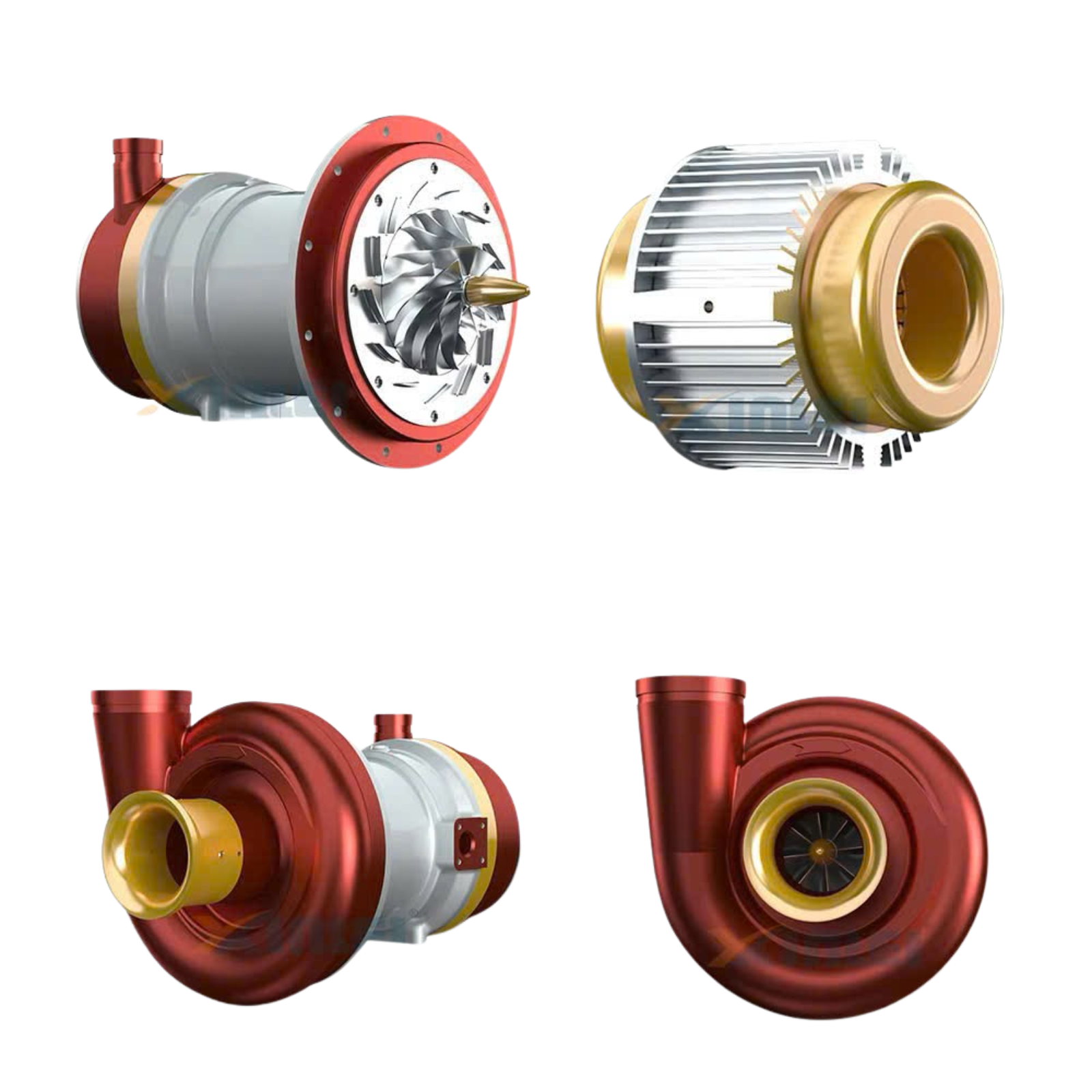 Máy nén khí Dolic mặt hông